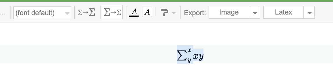 Math selection