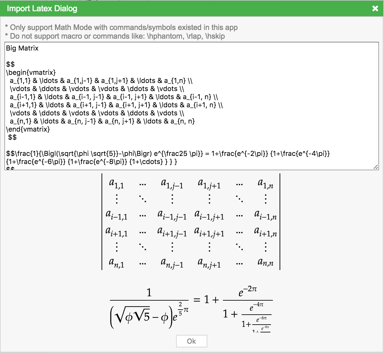 Mathcha Online Math