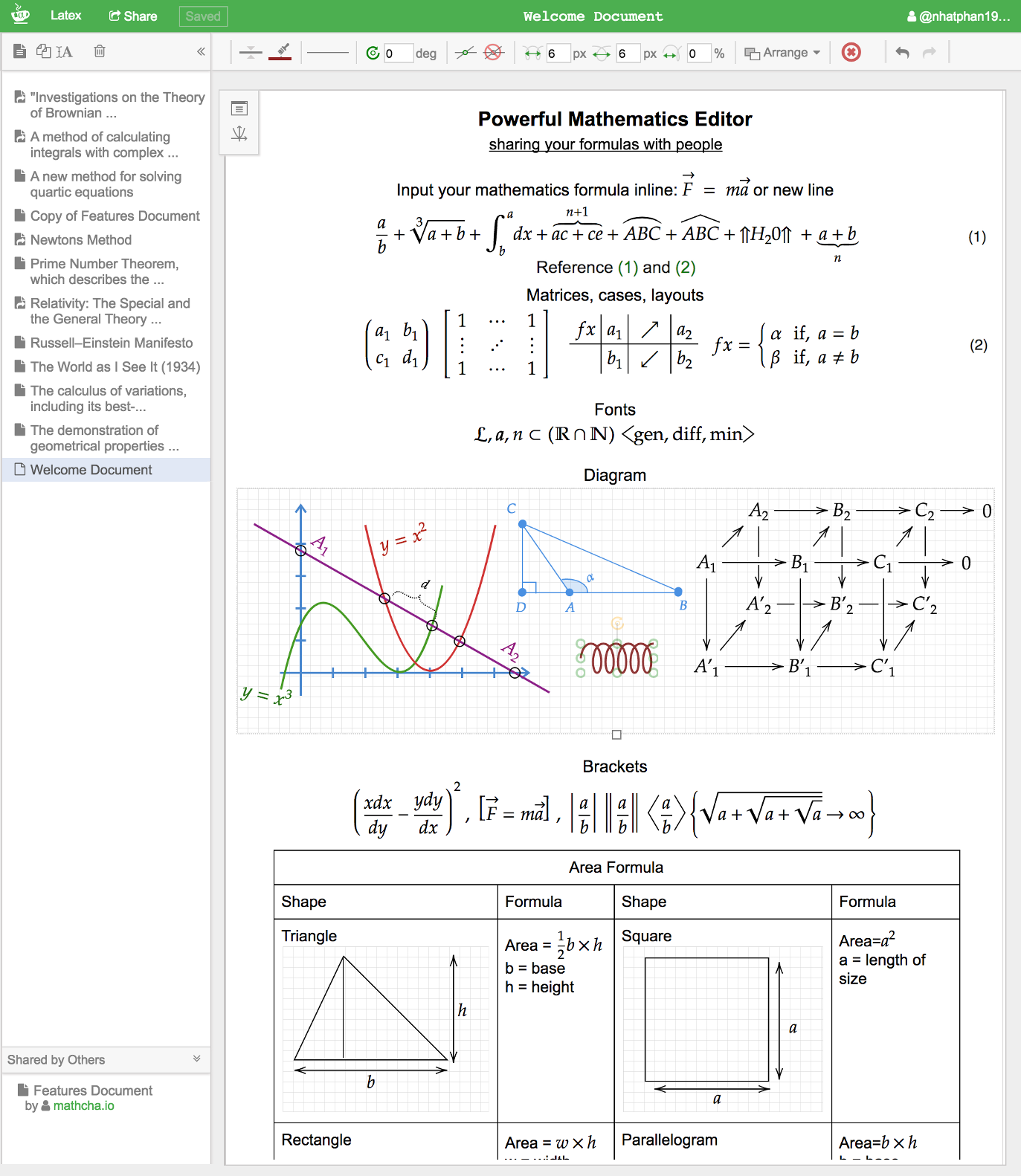 full view of mathematics editor